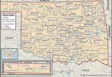 Road Map Of Oklahoma and Texas Texas Oklahoma Border Map Maplewebandpc Com