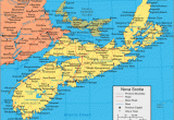 Road Map Of Pei Canada Nova Scotia Map Satellite Image Roads Lakes Rivers Cities