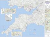 Road Map Of south West England Os Administrative Boundary Map Local Government Sheet 6