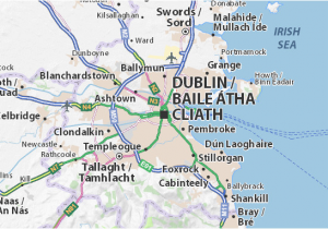 Road Map Of southern Ireland Detailed Map Of Dublin Dublin Map Viamichelin