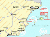 Road Map Of Spain with Cities Detailed Map Of East Coast Of Spain Twitterleesclub