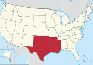 Road Map Of Texas and Oklahoma Usa south Central Wazeopedia