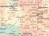 Road Map Of Utah and Colorado Colorado Road Map atlas and Travel Information Download Free