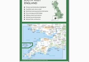 Road Map south West England ordnance Survey Road Map 7 south West England