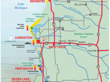 Road Maps Of Michigan Map West Michigan Guides West Michigan Map Lakeshore Region Ludington