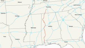 Roadmap Of Alabama and Georgia U S Route 43 Wikipedia