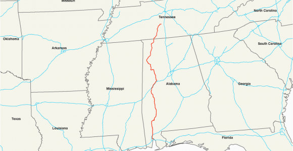 Roadmap Of Alabama and Georgia U S Route 43 Wikipedia