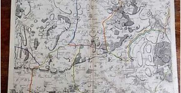 Rochester England Map Details About 1769 Kent andrews Dury Herbert Antique Map original Rochester Medway Wrotham