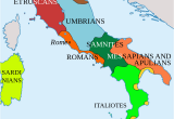 Roman Map Of Italy Italy In 400 Bc Roman Maps Italy History Roman Empire Italy Map