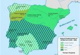 Roman Spain Map Iberia 409 429 History Stuff Spain History Map Of Spain Roman