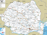 Romania On A Map Of Europe Map Of Romania Map Of Romania and Romania Details Maps