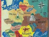 Romania On Europe Map Illustrated Map Of Eastern Europe Shows Lives Of Reason
