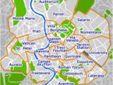 Rome Italy Neighborhood Map Rome Sightseeing Guide Walking Maps Italiantourism Us