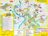 Rome Italy Sightseeing Map Map Of Rome tourist attractions Sightseeing tourist tour