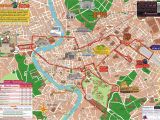 Rome Italy Sightseeing Map Map Of Rome tourist attractions Sightseeing tourist tour