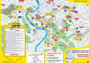 Rome Italy Sightseeing Map Map Of Rome tourist attractions Sightseeing tourist tour
