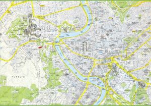 Rome Italy Sightseeing Map Rome tourist attractions Map