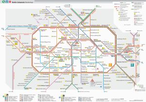 Rome Italy Subway Map Map Of Berlin Subway Underground Tube U Bahn Stations Lines