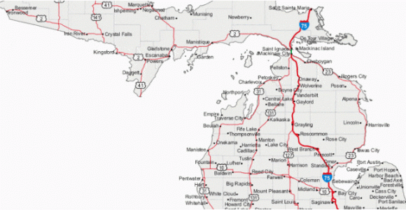 Rose City Michigan Map Michigan Map with Cities and Counties Maps Directions