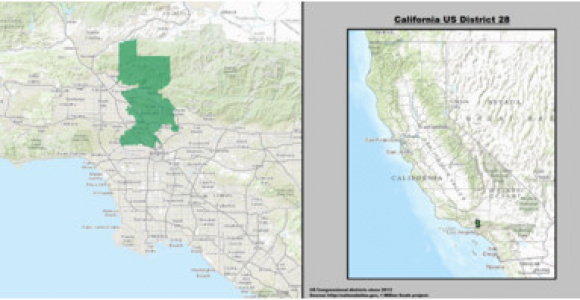 Rosemead California Map California S 28th Congressional District Wikipedia