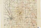 Ross County Ohio Map Ohio Historical topographic Maps Perry Castaa Eda Map Collection