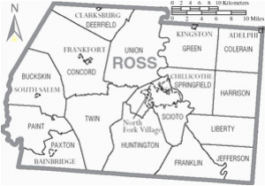 Ross Ohio Map Ross County Ohio Wikivisually