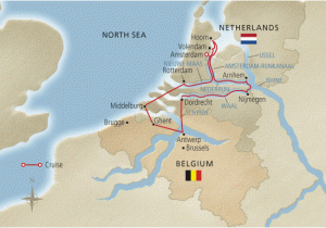 Rotterdam Map Europe Europe River Cruise Tulips Windmills Map Viking River