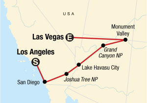 Route 66 Map Texas San Diego Grand Canyon Las Vegas In Vereinigte Staaten