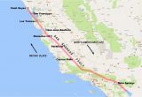 Running Springs California Map Pictures Of the San andreas Fault In California