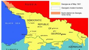 Russia Georgia Map sochi Conflict Wikipedia