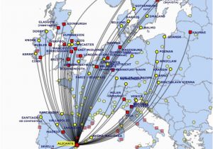 Ryanair Flights to Italy Map Ryanair to Cut Alicante Flights by 80 In October World Airline News