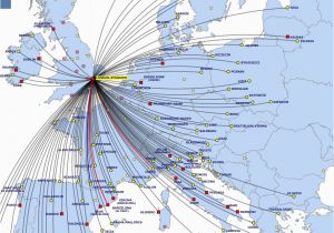Ryanair France Destinations Map Ryanair World Airline News