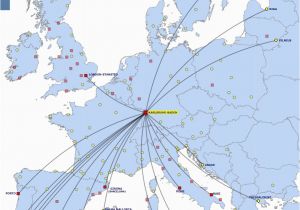 Ryanair France Destinations Map Ryanair World Airline News