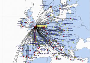 Ryanair France Destinations Map Ryanair World Airline News