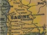Sabine River Texas Map Sabine County Texas