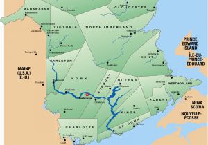 Saint John Canada Map 27 Full County Map Canada