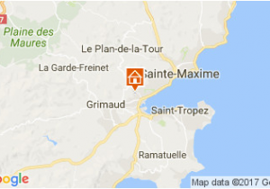 Saint Tropez Map France Ferienunterkunfte Die Fua E Im Wasser