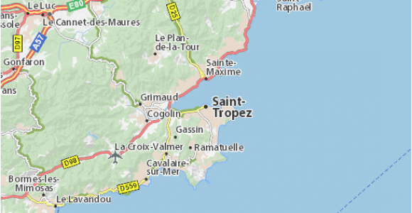 Saint Tropez Map France Saint Tropez Map Detailed Maps for the City Of Saint Tropez