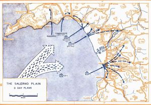 Salerno Port Italy Map Map Map Depicting Operation Avalanche Against Mainland Italy 9 Sep