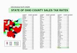 Sales Tax Map Ohio State Sales Tax Ohio State Sales Tax Map