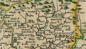 Salford England Map Salford Hundred Wikipedia
