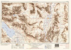 Salton Sea California Map 1954 topo Map Of the Salton Sea California Quadrangle Etsy