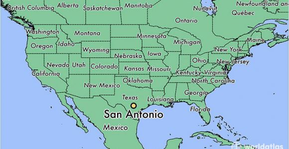 San Antonio On Map Of Texas where is San Antonio Tx San Antonio Texas Map Worldatlas Com