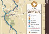 San Antonio Texas Riverwalk Map Map