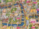 San Antonio Texas Riverwalk Map San Antonio River Walk Map Texas San Antonio River San Antonio