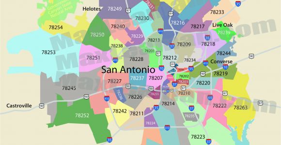 San Antonio Texas Zip Codes Map San Antonio Zip Code Map Mortgage Resources