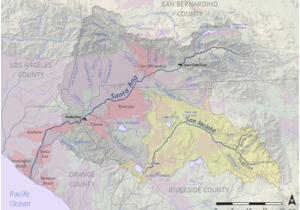 San Bernard River Texas Map Santa Ana River Wikipedia