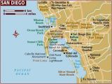 San Diego California On A Map Map Of San Diego