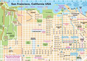San Diego California Zip Code Map San Francisco Maps for Visitors Bay City Guide San Francisco