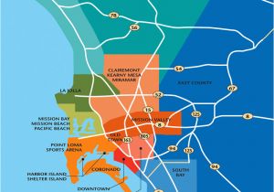 San Diego On A Map Of California north County San Diego Map Ny County Map